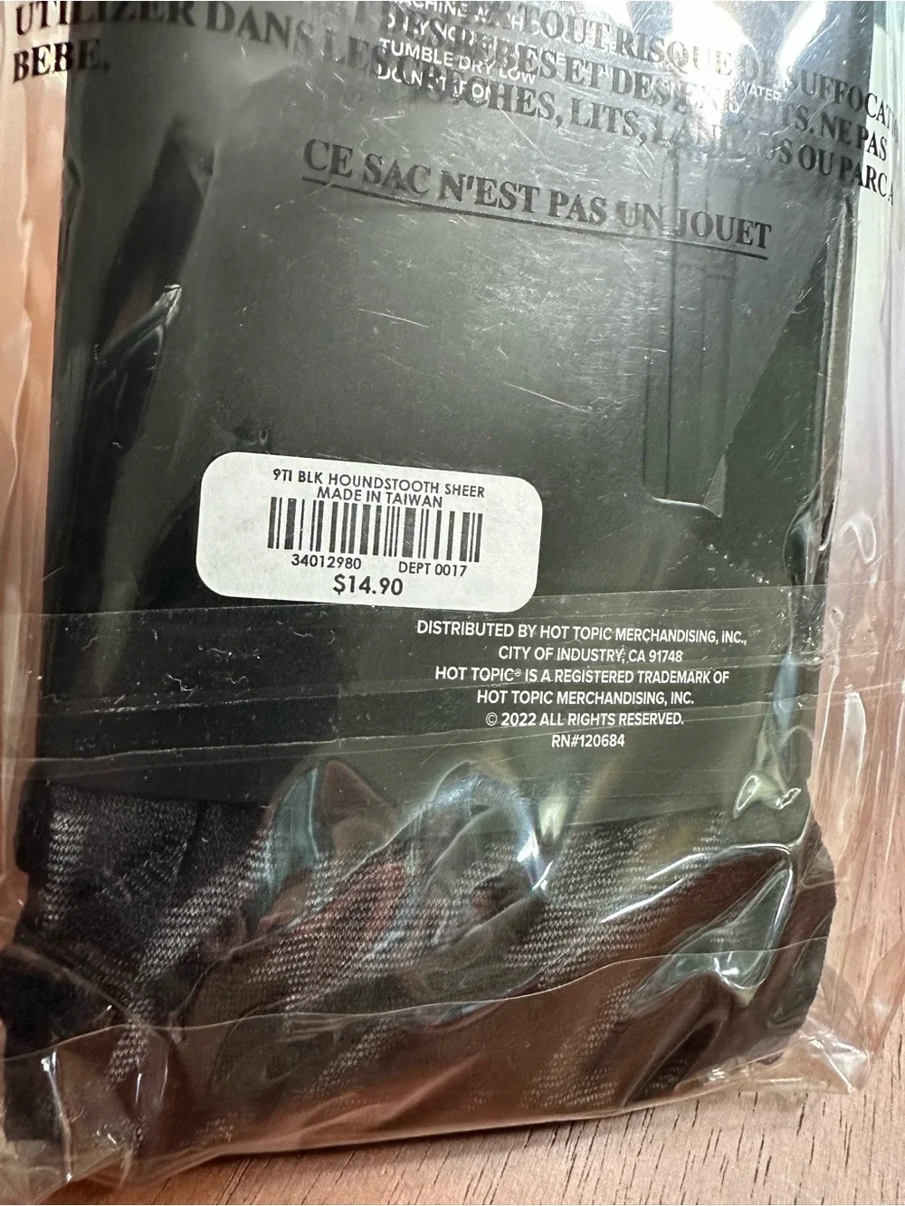 Hot Topic classic black